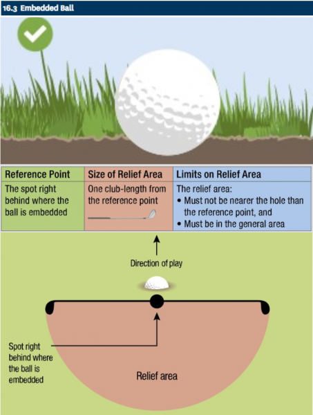 ゴルフをラウンドするのは簡単なことのように思えるかもしれないが、ゲームのルールや規則によって、複雑な迷路をナビゲートしているように感じられることがよくある。そのようなゴルファーがしばしば直面する難問の一つは、無名の湖の土手に埋め込まれたボールから救済を受けられるかどうかということである。